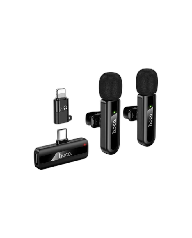 Hoco L20A Fair Dual-Mic 2-in-1 Wireless Microphone