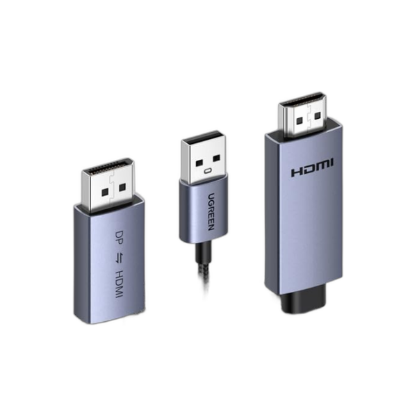 UGREEN HDMI to DisplayPort Bidirectional Cable — 2m