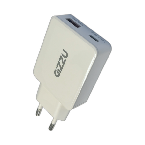 Gizzu 2-Port 65W GaN Wall Charger