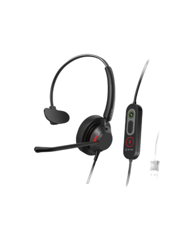 WINX CALL Pro 2 Mono AI Noise-Cancelling Headset