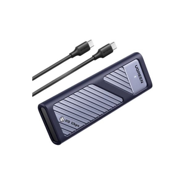 UGREEN M.2 NVMe & SATA RGB SSD Enclosure — 20Gbps